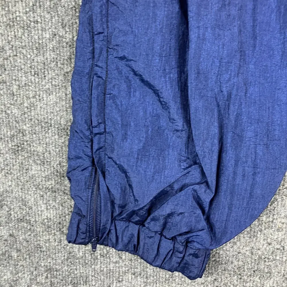 Wilson Track Pants Mens‎ Size S Blue Nylon Windbreaker Joggers Elastic Waist